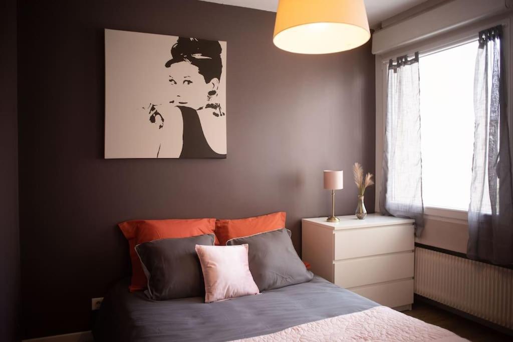 T2 Cosy & Moderne Avec Parking Prive Gratuit A Villeurbanne Exterior photo